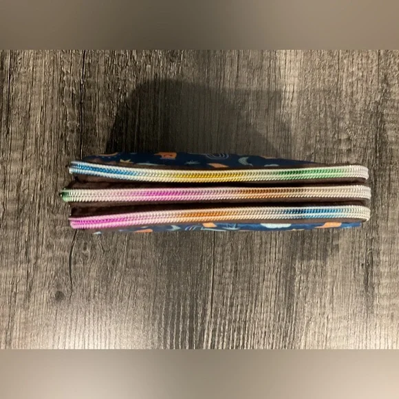 ❤️❤️❤️ Novelty Celestial Print Wristlet/Wallet ❤️❤️❤️ - Picture 4 of 5